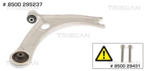 Важіль передньої підвіски нижній, лівий/правий 8500295237 Triscan