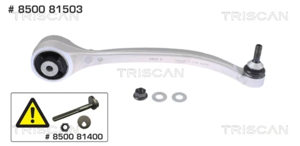Важіль передньої підвіски нижній, правий 850081503 Triscan
