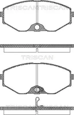 Передні тормозні колодки MP3566 Mintye