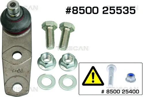Кульова опора, нижня 850025535 Triscan