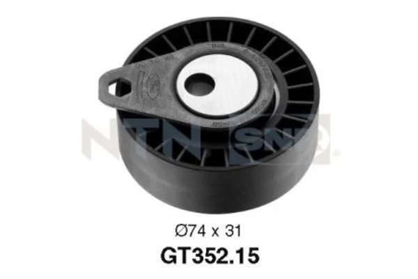 Ролик натягувача ременя ГРМ GT35215 SNR