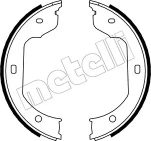 Колодки ручника 530019 Metelli