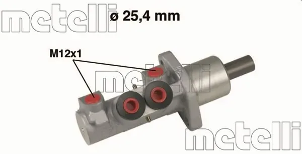 Головний гальмівний циліндр 050606 Metelli