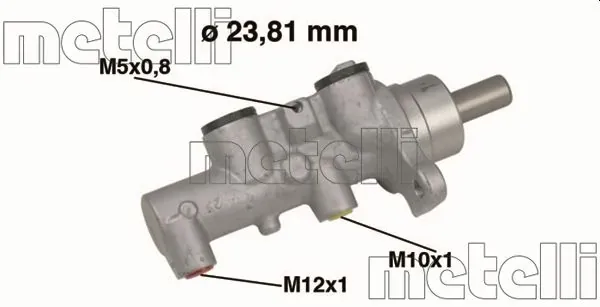 Головний гальмівний циліндр 050462 Metelli