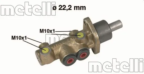 Головний гальмівний циліндр 050278 Metelli