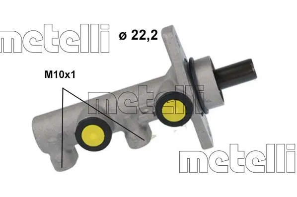 Головний гальмівний циліндр 051231 Metelli