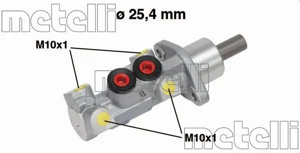 Головний гальмівний циліндр 050604 Metelli