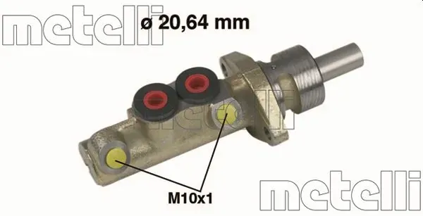Головний гальмівний циліндр 050156 Metelli