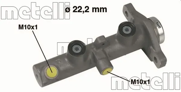 Головний гальмівний циліндр 050430 Metelli