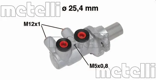 Головний гальмівний циліндр 050716 Metelli