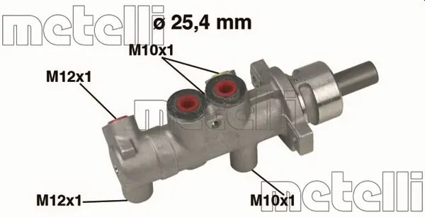 Головний гальмівний циліндр 050415 Metelli