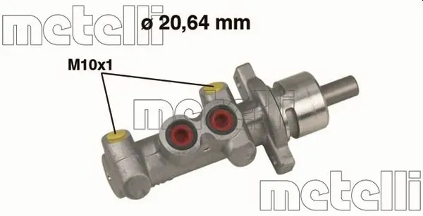 Головний гальмівний циліндр 050396 Metelli