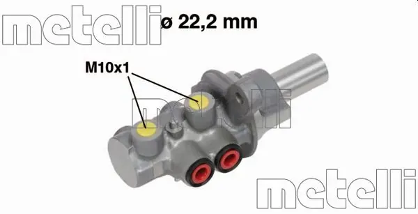 Головний гальмівний циліндр 050677 Metelli