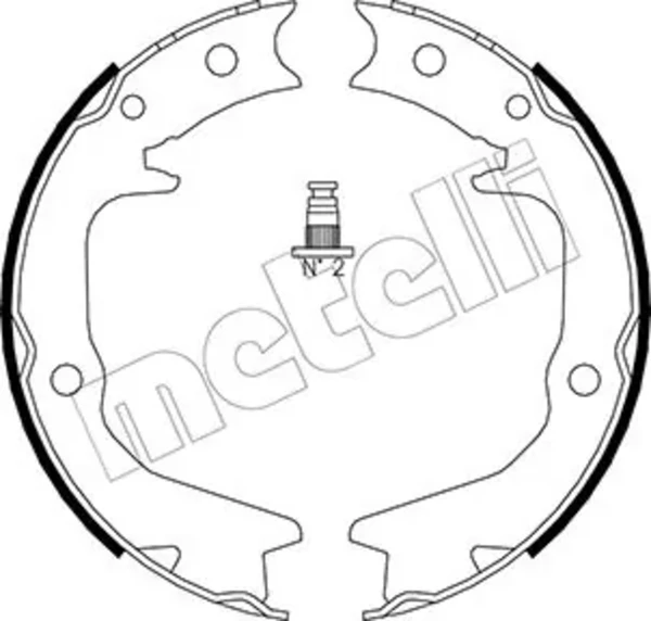 Колодки гальмові задні, барабанні 530265 Metelli