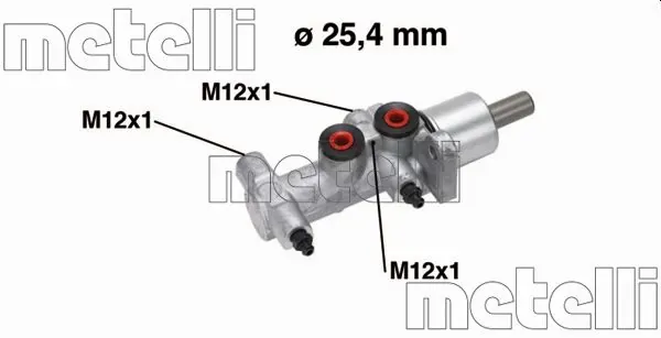 Головний гальмівний циліндр 050766 Metelli