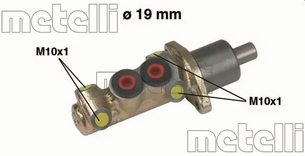 Головний гальмівний циліндр 050061 Metelli