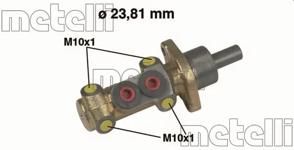 Головний гальмівний циліндр 050418 Metelli