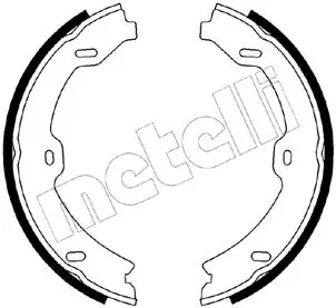 Колодки ручника 530247 Metelli