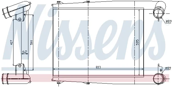 Інтеркулер 97025 Nissens