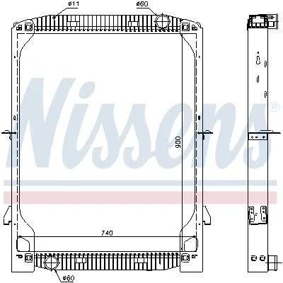 Радіатор 63334 Nissens