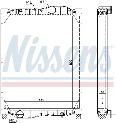 Радіатор 69609 Nissens