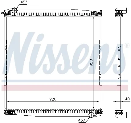 Радіатор 67282 Nissens