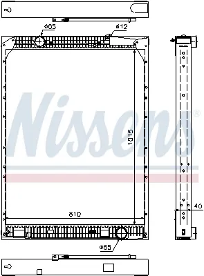 Радіатор 67169 Nissens