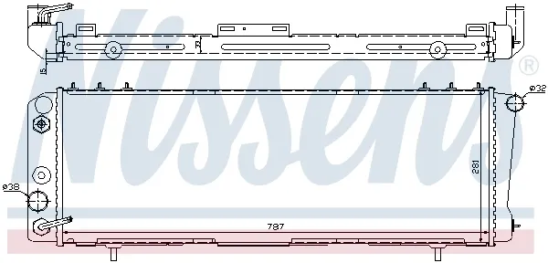 Радіатор 60986 Nissens