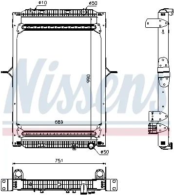 Радіатор 63785 Nissens