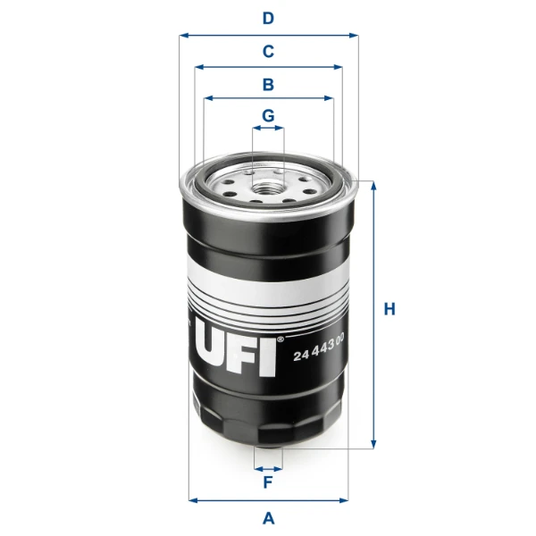 Паливний фільтр 2444300 UFI