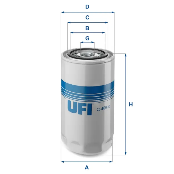 Масляний фільтр 2346900 UFI