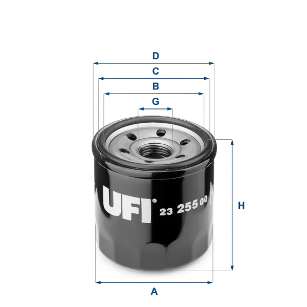 Масляний фільтр 2325500 UFI