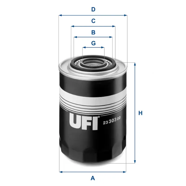 Масляний фільтр 2330300 UFI