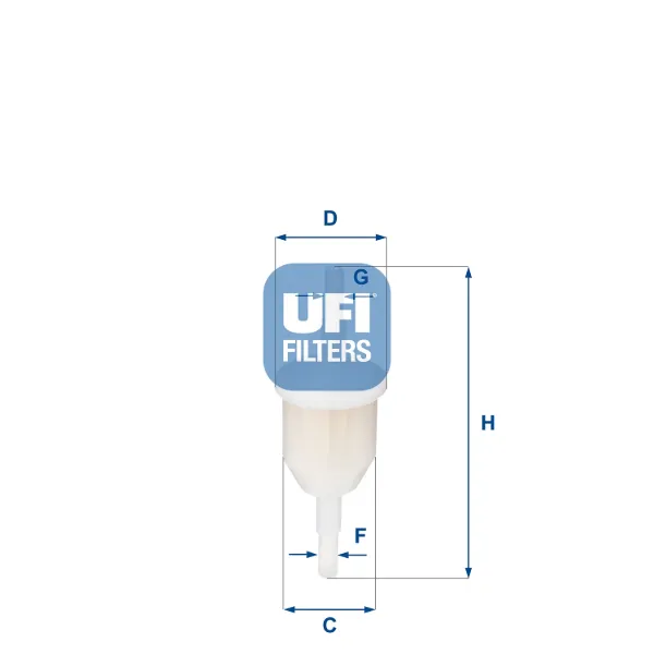 Паливний фільтр 3100900 UFI
