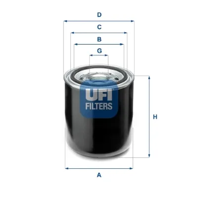 Фільтр осушувача повітря (вологомастиловідділювача) (TRUCK) 27A6600 UFI