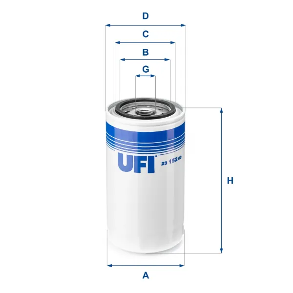 Масляний фільтр 2315200 UFI