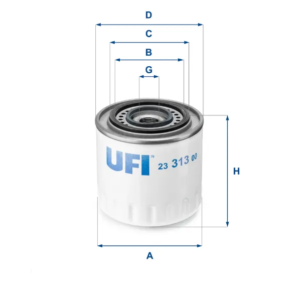 Масляний фільтр 2331300 UFI