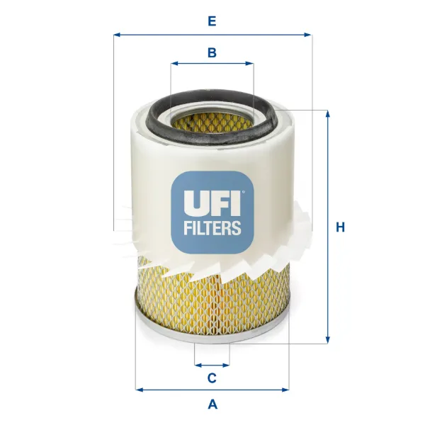 Повітряний фільтр 2728200 UFI