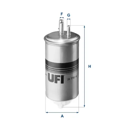 Паливний фільтр 2411600 UFI