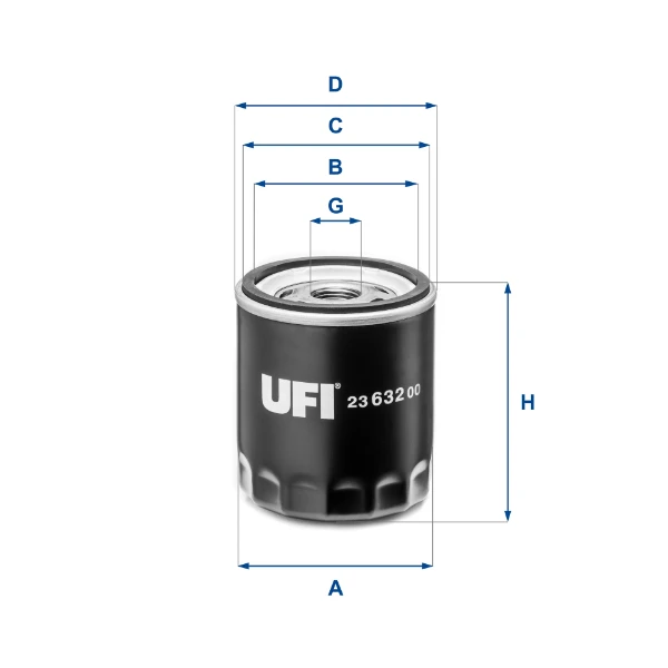 Масляний фільтр 2363200 UFI