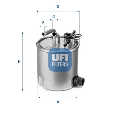 Паливний фільтр 5539400 UFI