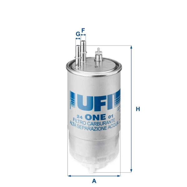 Паливний фільтр 24ONE01 UFI