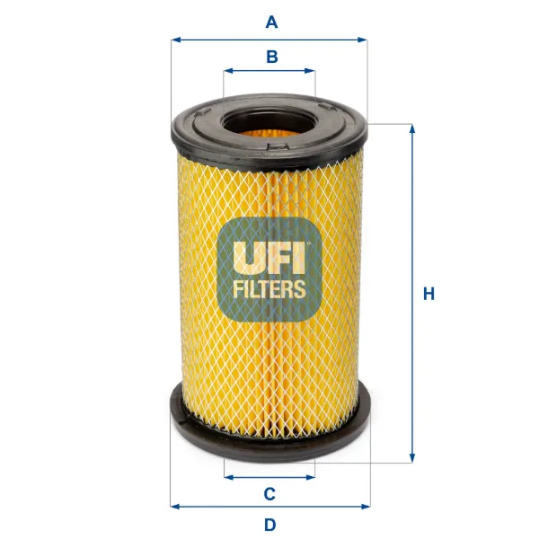Повітряний фільтр 27D7900 UFI