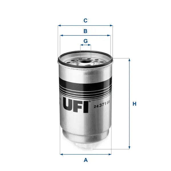 Паливний фільтр 2437100 UFI