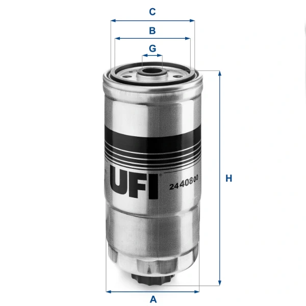 Паливний фільтр 2440800 UFI
