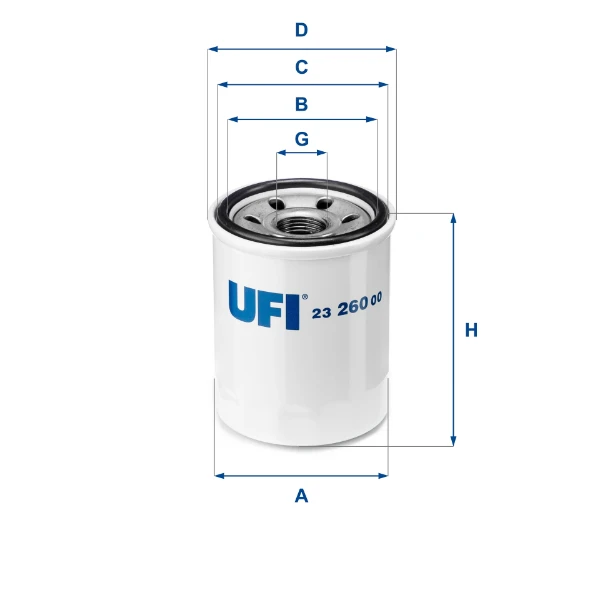 Масляний фільтр 2326000 UFI