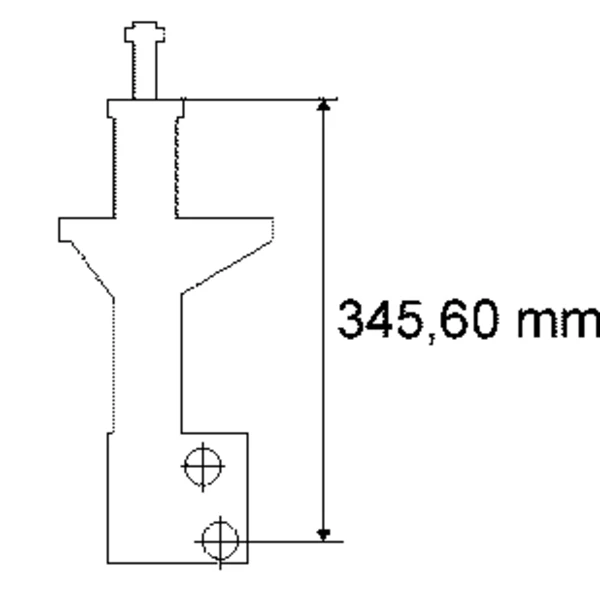 Амортизатор передній 32A750 Boge