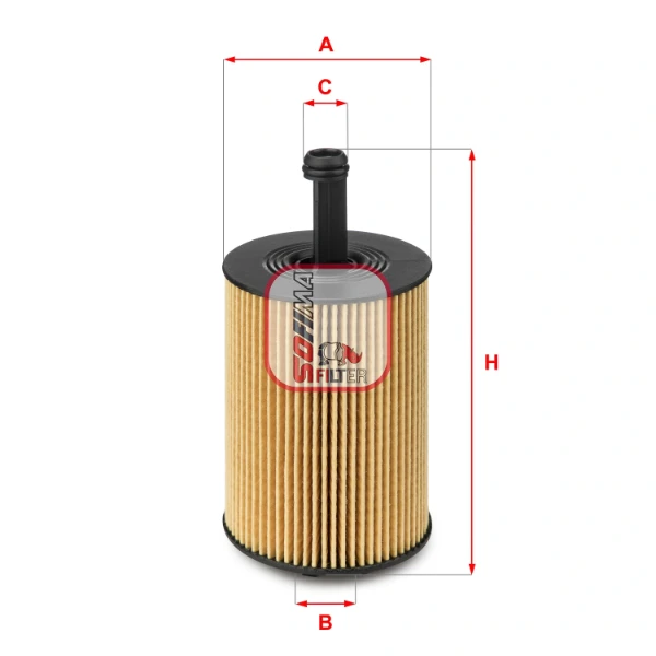 Масляний фільтр S5023PE Sofima