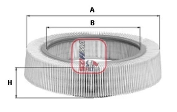 Повітряний фільтр S3040A Sofima