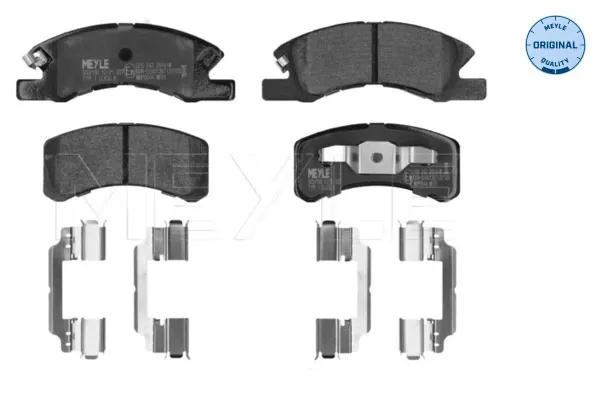 Передні тормозні колодки 04465B2030 Daihatsu